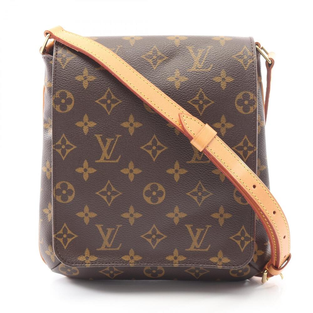 Louis Vuitton Musette Salsa Long Strap Shoulder Bag Canvas Leather Monogram